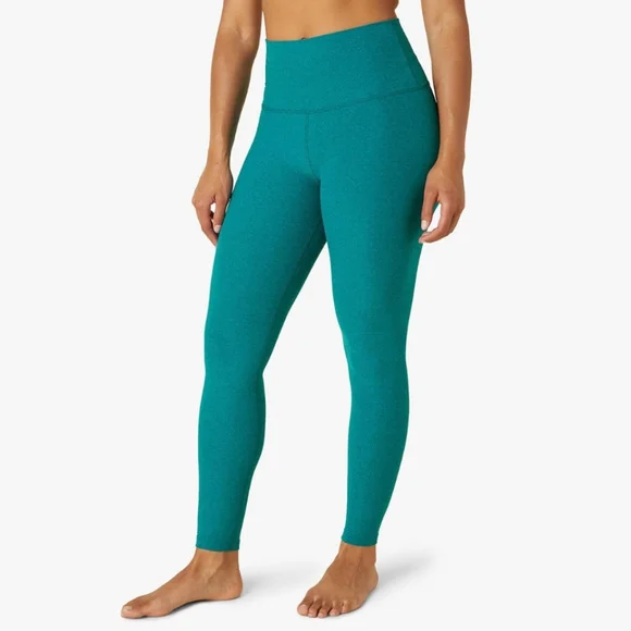 NEW Beyond Yoga Bay Blue Spacedye Caught In The Midi High Waisted Leggings - Picture 6 of 9